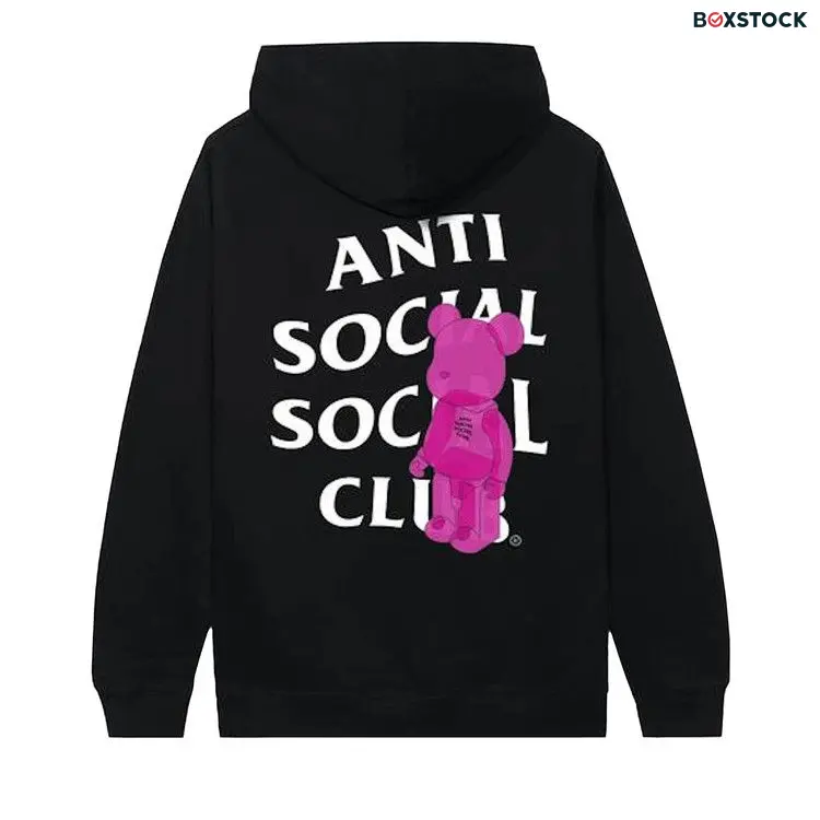 Anti Social Social Club Bearbrick Hoodie 'Black' Fall/Winter 2020
