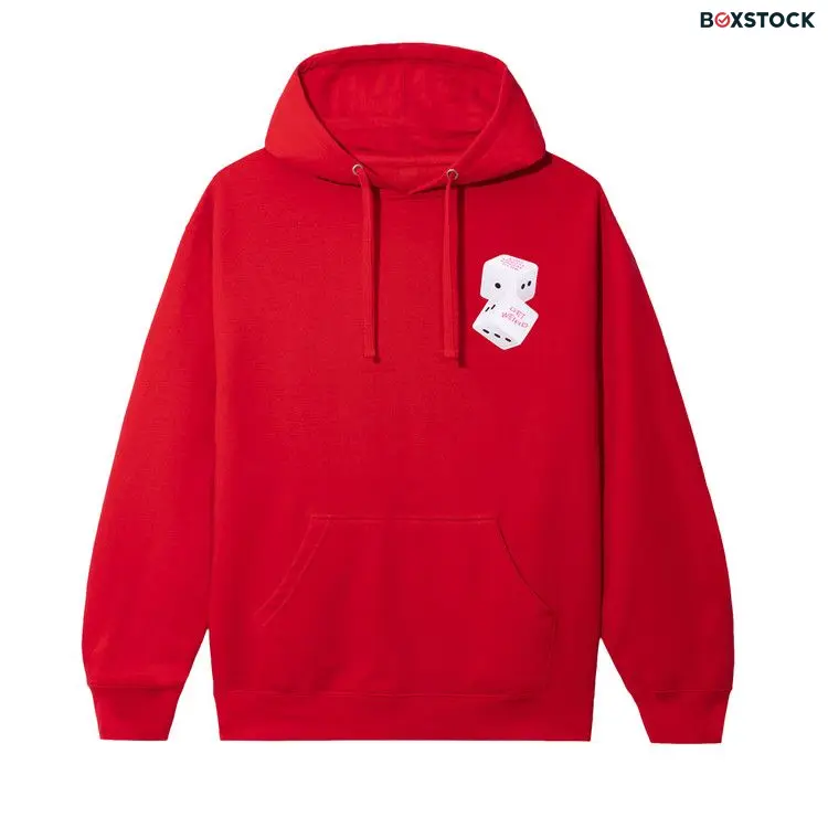 Anti Social Social Club Best Of Luck Hoodie 'Red' Fall/Winter 2022