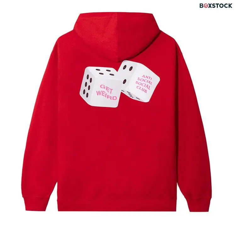 Anti Social Social Club Best Of Luck Hoodie 'Red' Fall/Winter 2022