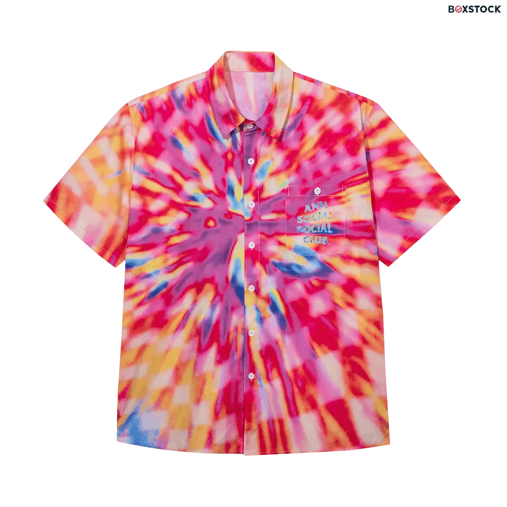 anti social social club Anti Social Social Club Colorblind Button Up 'Multicolor' Multi-Color Spring/Summer 2023
