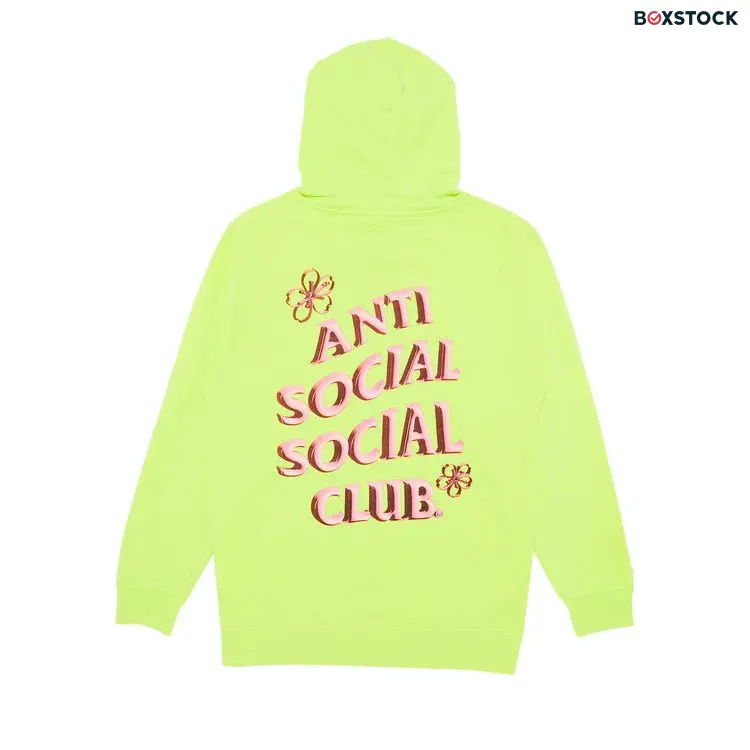 Anti Social Social Club Coral Crush Zip Up Hoodie 'Yellow' Fall/Winter 2022 0657-1FW220319CCZUH-YELL