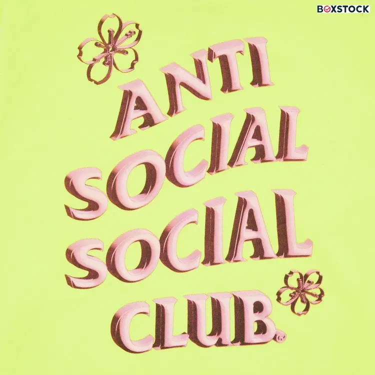 Anti Social Social Club Coral Crush Zip Up Hoodie 'Yellow' Fall/Winter 2022 0657-1FW220319CCZUH-YELL