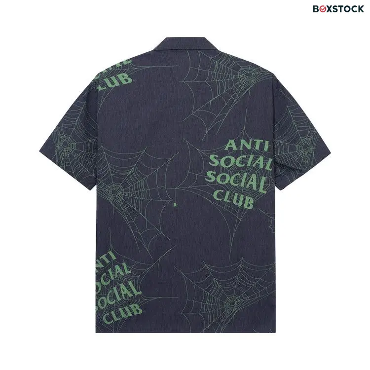 Anti Social Social Club Crawling In The Dark Button up 'Black' Fall/Winter 2022