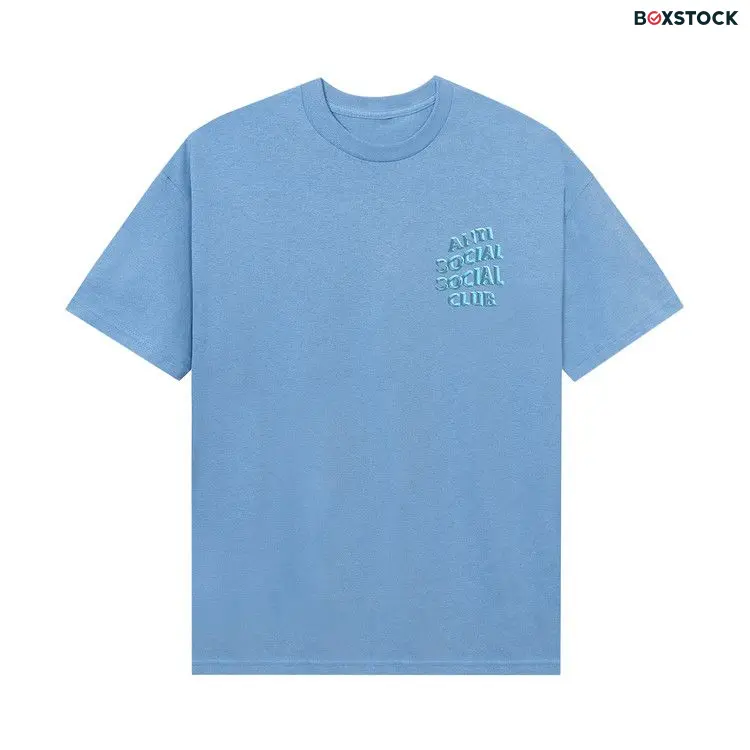 Anti Social Social Club Deeper Than Usual Tee 'Aquatic Blue' Spring/Summer 2023