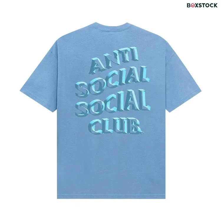 Anti Social Social Club Deeper Than Usual Tee 'Aquatic Blue' Spring/Summer 2023