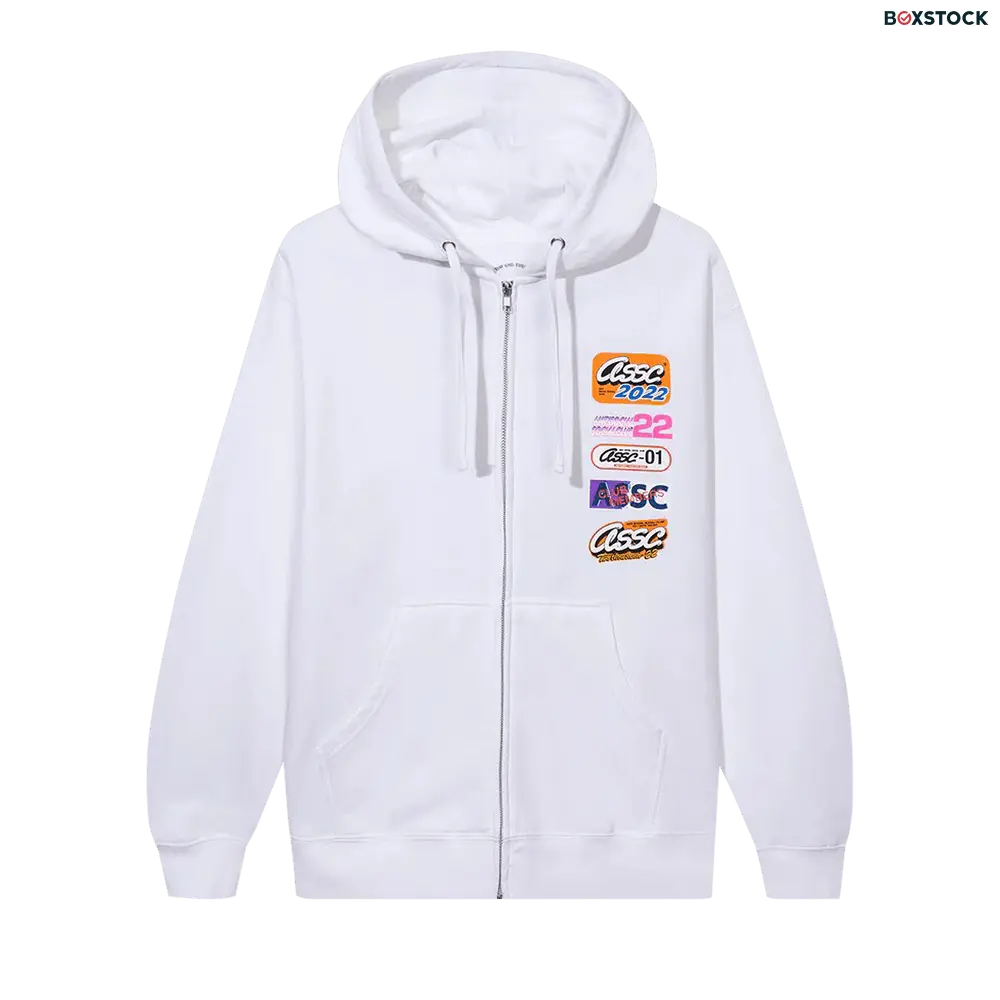 Anti Social Social Club Hot Nights Zip Hoodie 'White' Fall/Winter 2022