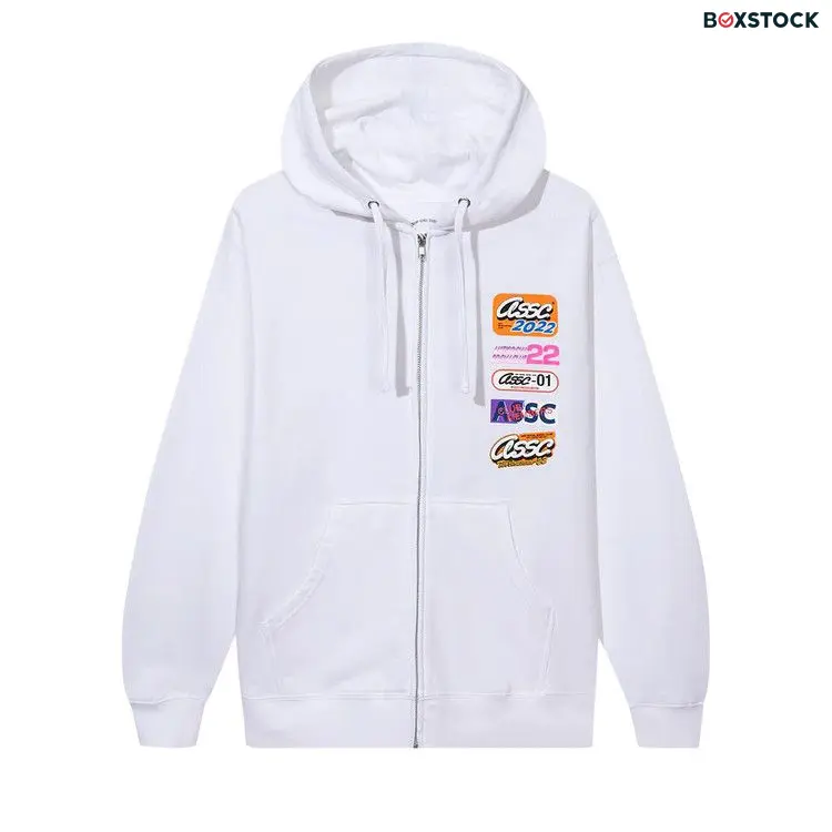 Anti Social Social Club Hot Nights Zip Hoodie 'White' Fall/Winter 2022