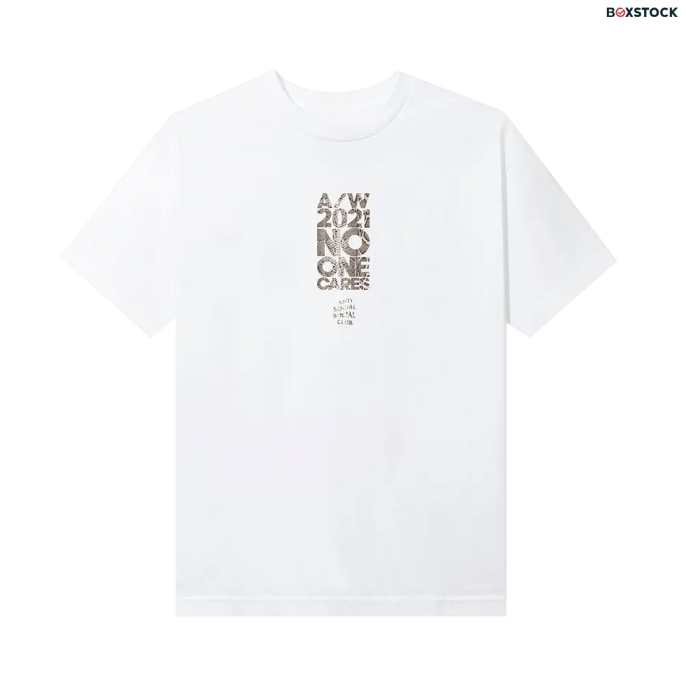 anti social social club Anti Social Social Club No1 Curr Tee 'White' Fall/Winter 2021