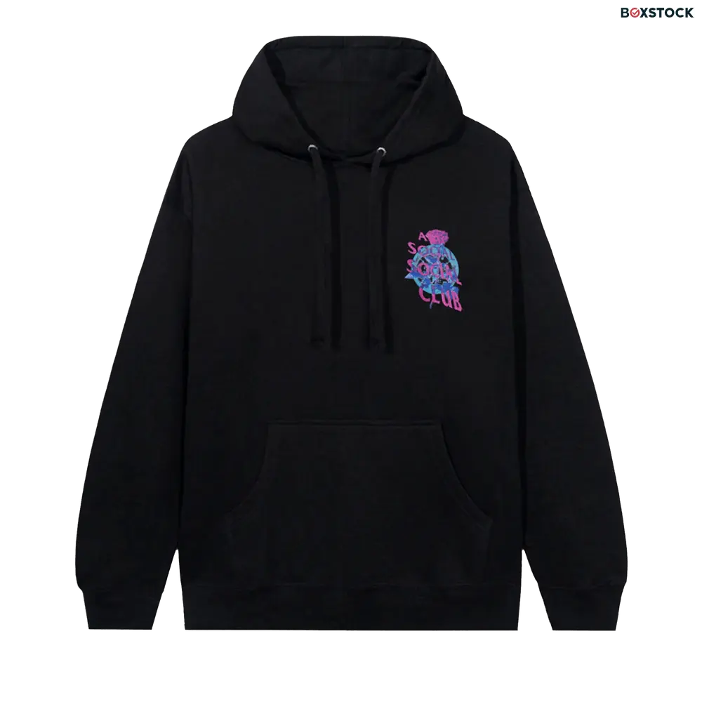 anti social social club Anti Social Social Club Out Of Time Hoodie 'Black' Spring/Summer 2022