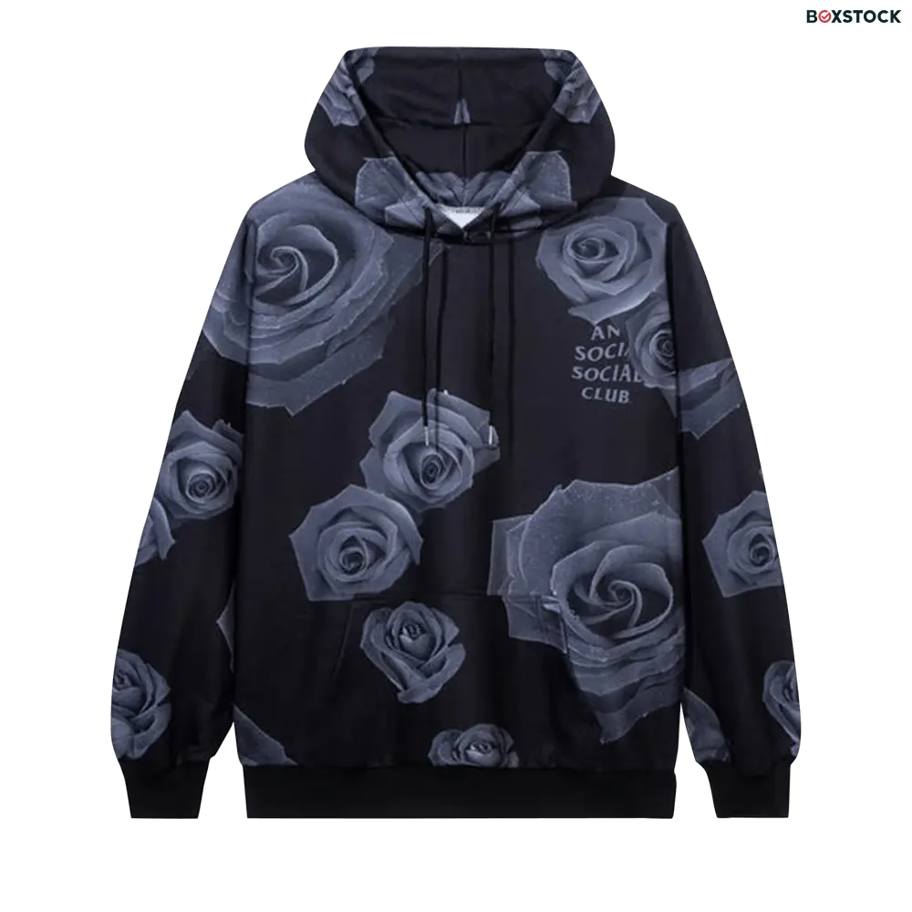 anti social social club Anti Social Social Club Petal To The Floor Hoodie 'Black'