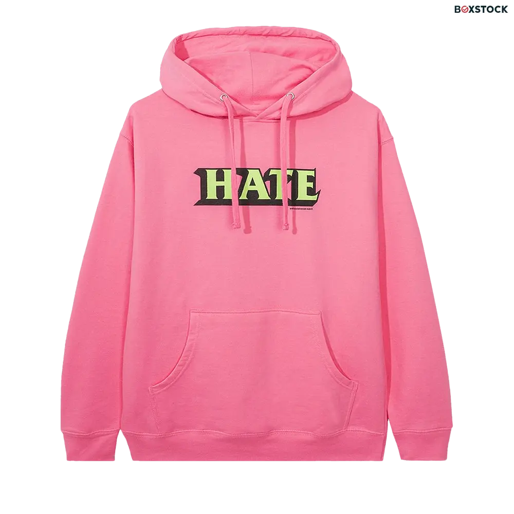 anti social social club Anti Social Social Club Samsies Hoodie 'Pink'