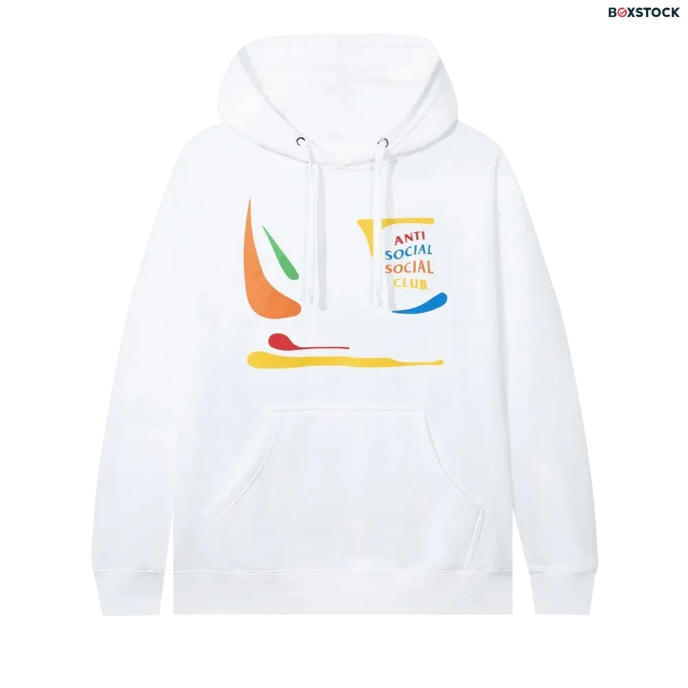 anti social social club Anti Social Social Club See Me Now Hoodie 'White'