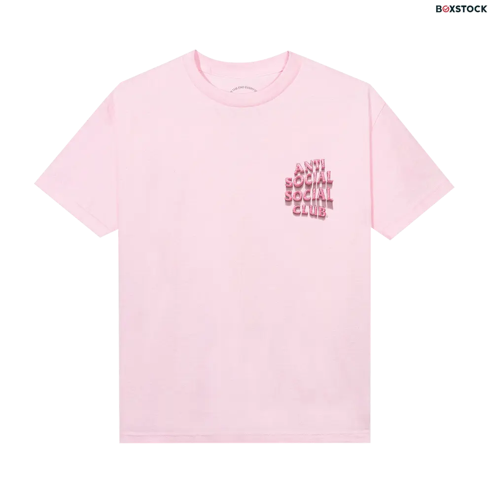 anti social social club Anti Social Social Club Sprinkling Tears Tee 'Pink'