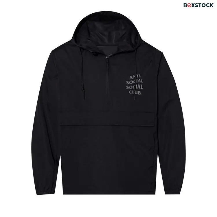 Anti Social Social Club The Ghost Of You And Me Anorak 'Black'