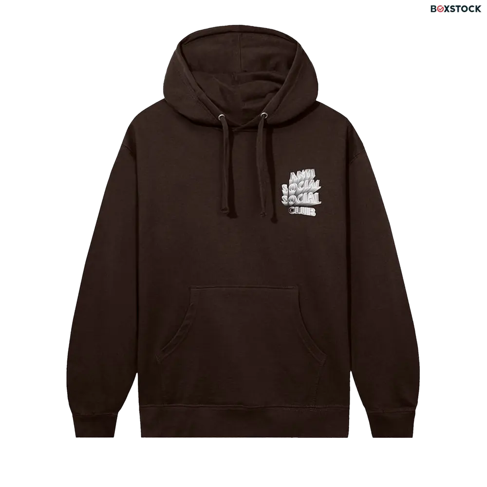 anti social social club Anti Social Social Club Unbearable Hoodie 'Brown' Spring/Summer 2024