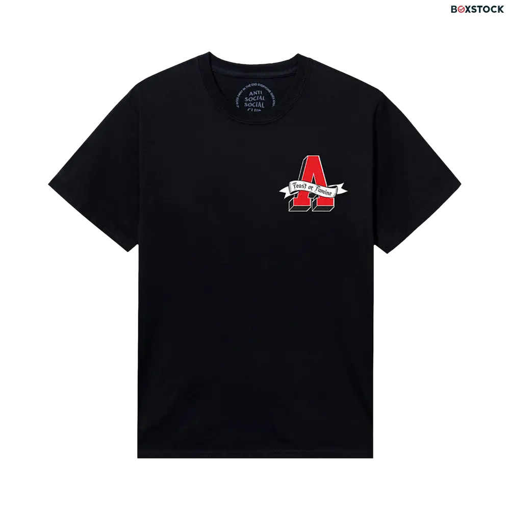 anti social social club Anti Social Social Club x 2 Tone Easy A Tee 'Black' Fall/Winter 2023