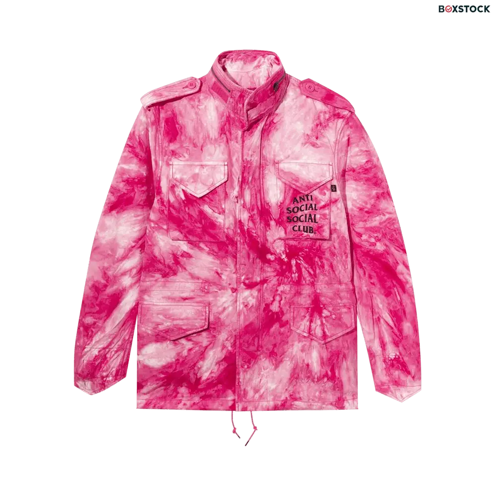Anti Social Social Club x Alpha Industries M65 Jacket 'Tie Dye Pink' Fall/Winter 2021