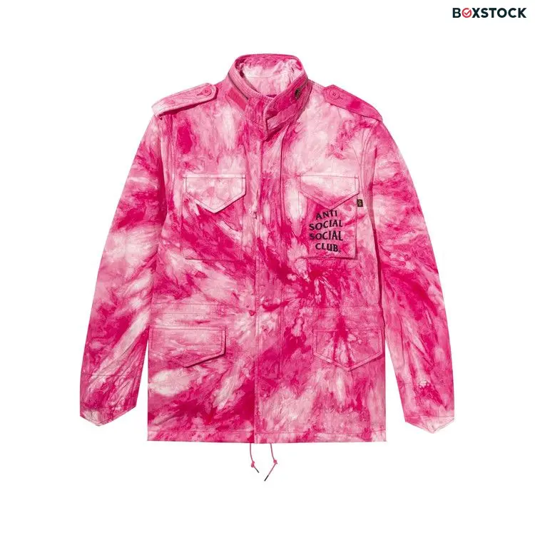 Anti Social Social Club x Alpha Industries M65 Jacket 'Tie Dye Pink' Fall/Winter 2021