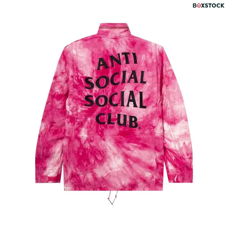 Anti Social Social Club x Alpha Industries M65 Jacket 'Tie Dye Pink' Fall/Winter 2021