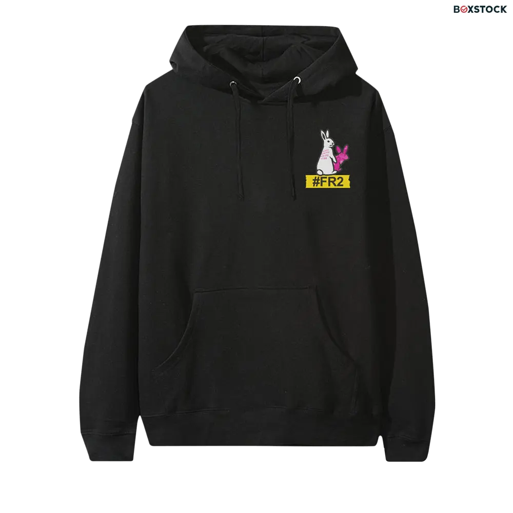 anti social social club Anti Social Social Club x FR2 Serrated Hoodie 'Black' Spring/Summer 2021