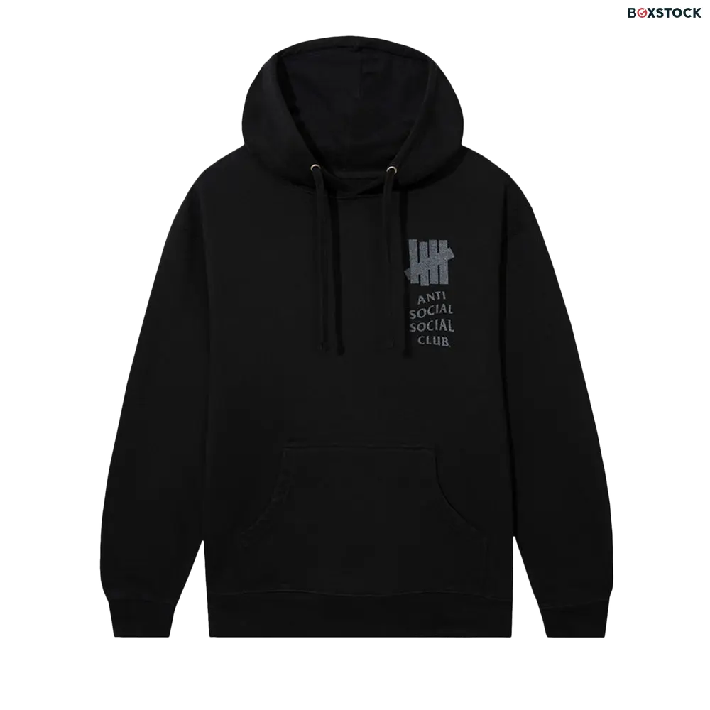 anti social social club Anti Social Social Club x Undefeated Lock 3M Hoodie 'Black' Fall/Winter 2023