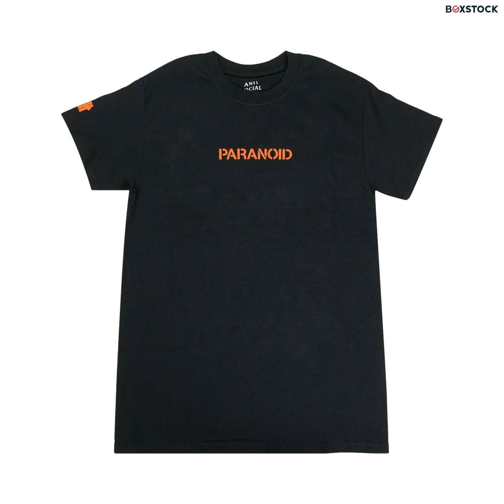anti social social club Anti Social Social Club x Undefeated Paranoid Logo T-Shirt 'Black' Spring/Summer 2020
