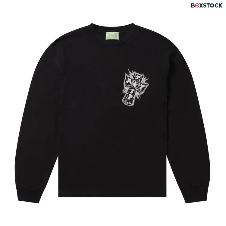 Aries Metal Trip Long-Sleeve Tee 'Black' Fall/Winter 2023