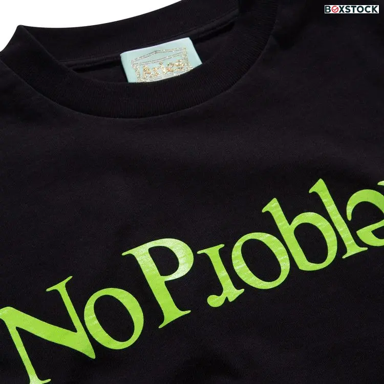 Aries No Problemo Tee 'Black' Fall/Winter 2020