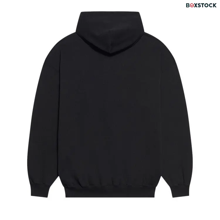 Balenciaga BB Pixel Medium Fit Hoodie 'Black/White' Fall/Winter 2021