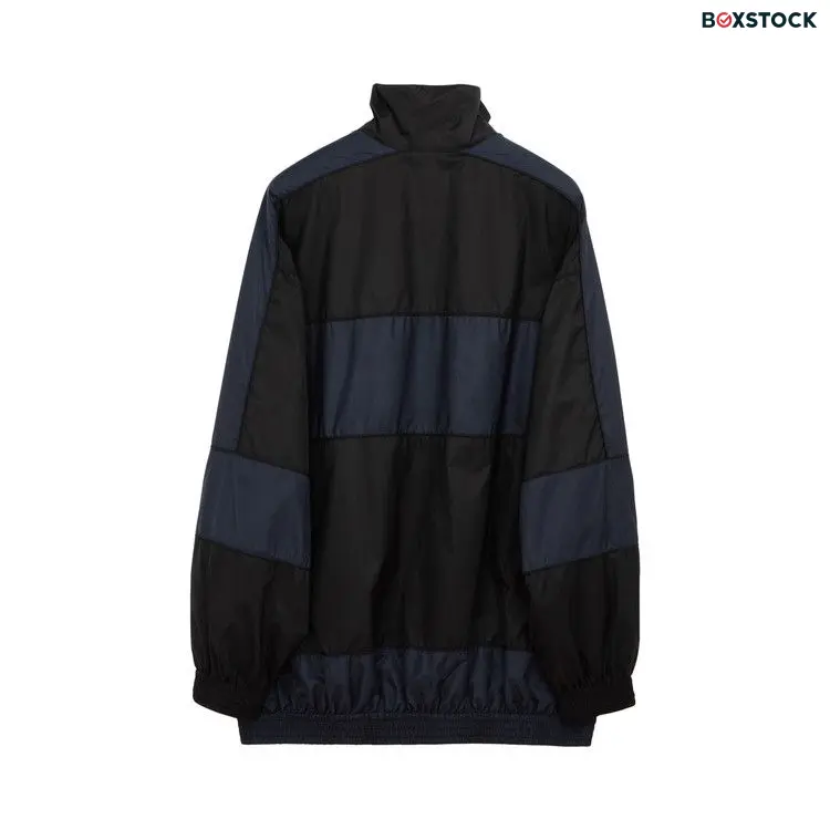 Balenciaga BB Print Nylon Full-Zip Jacket 'Navy' Blue Fall/Winter 2021