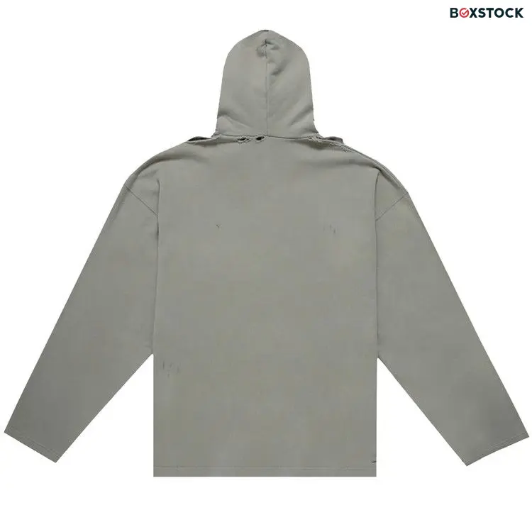 Balenciaga Blurry Logo Hoodie 'Steel Grey/Black' Fall/Winter 2021