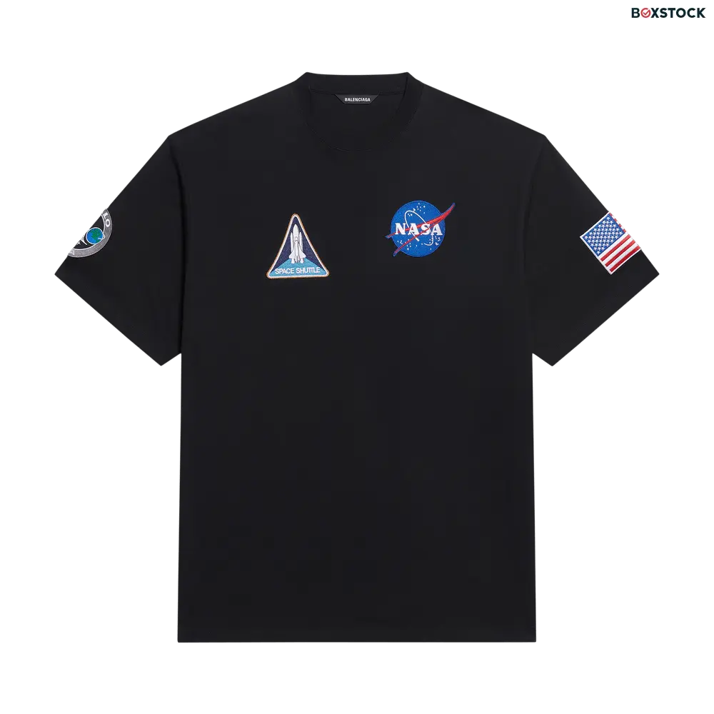 Balenciaga Boxy T-Shirt 'Black/White' Fall/Winter 2021