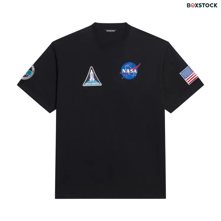 Balenciaga Boxy T-Shirt 'Black/White' Fall/Winter 2021