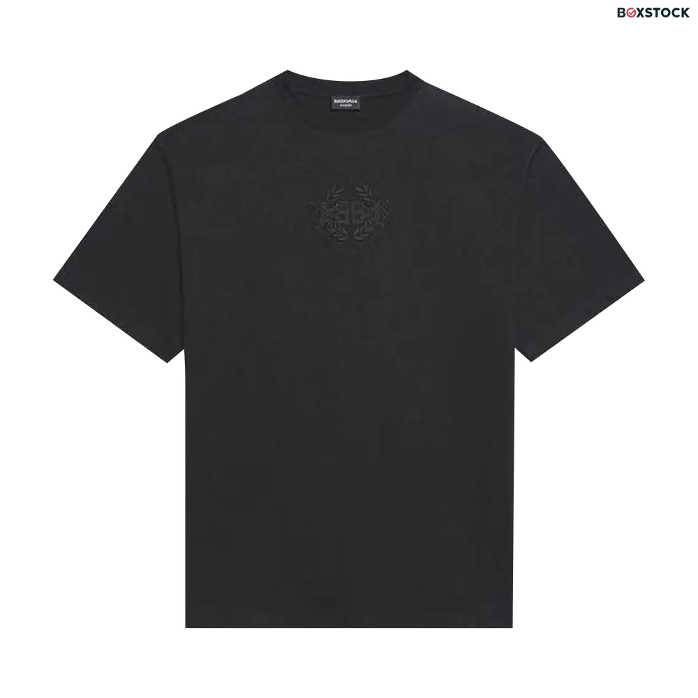 Balenciaga Lion’s Laurel T-Shirt 'Vintage Black' Spring/Summer 2021