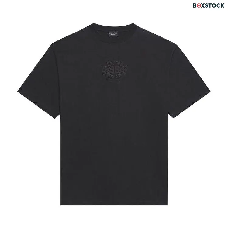 Balenciaga Lion’s Laurel T-Shirt 'Vintage Black' Spring/Summer 2021