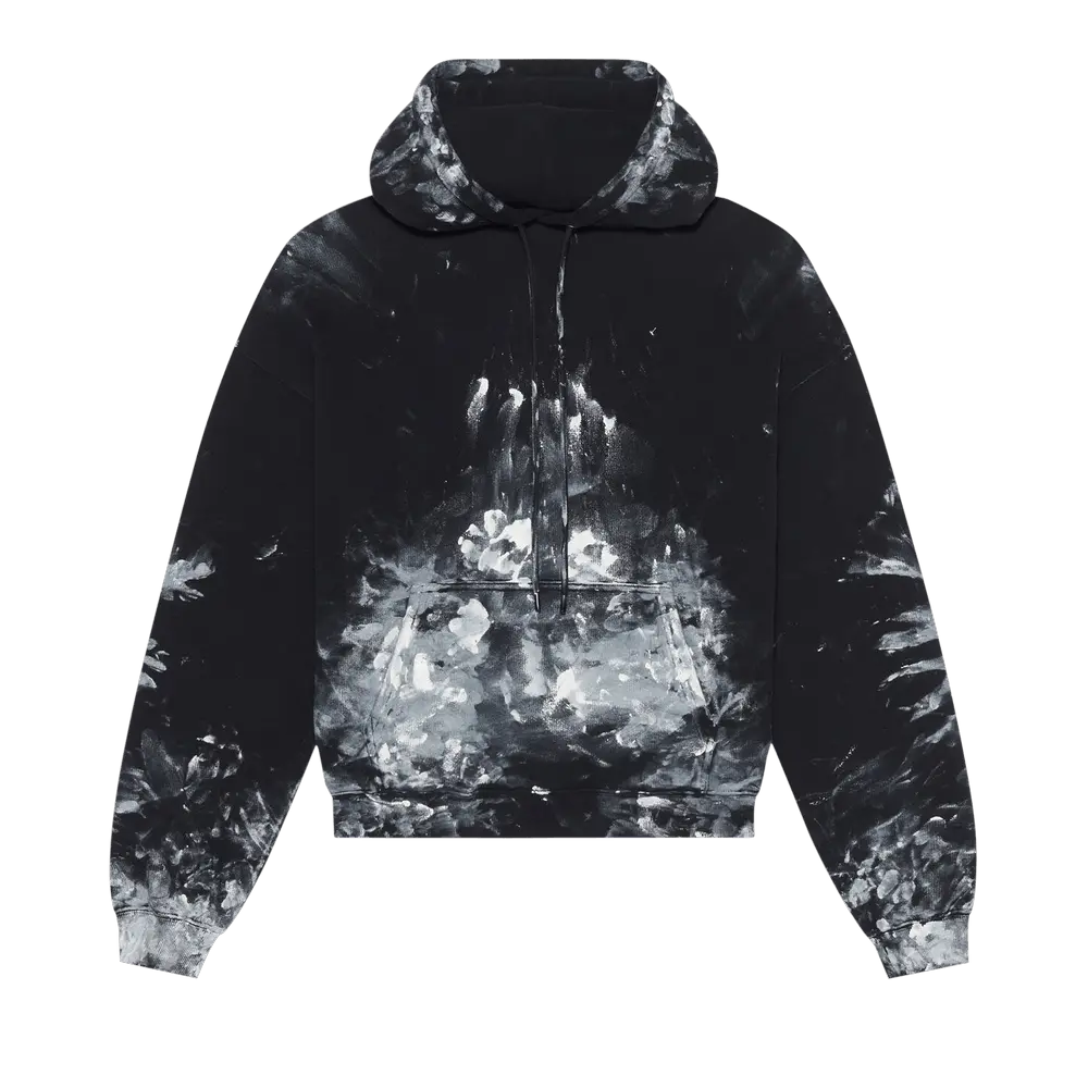 Balenciaga Painter Fitted Hoodie 'Black/White' Fall/Winter 2021