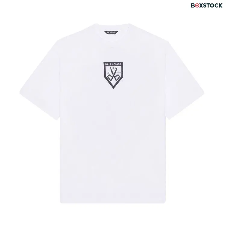 Balenciaga Scissors Flatground T-Shirt 'White/Black' Spring/Summer 2021