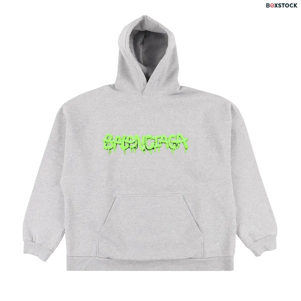 Balenciaga Slime Logo Hoodie 'Grey' Spring/Summer 2022