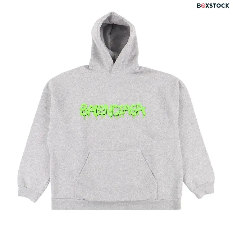 Balenciaga Slime Logo Hoodie 'Grey' Spring/Summer 2022