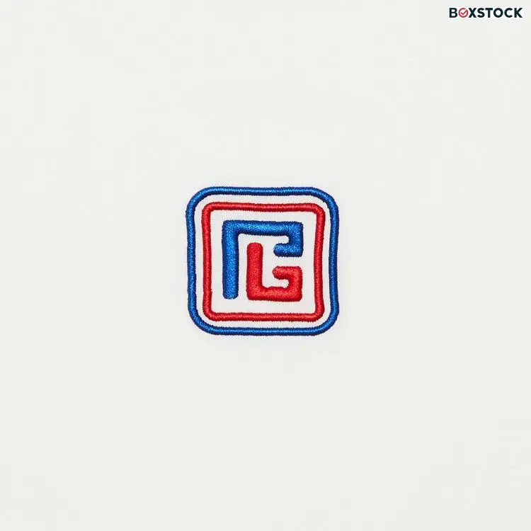 Balmain Bulky Fit PB T-Shirt 'Blanc/Bleu Moyen/Rouge Vif' White Pre-Fall 2023