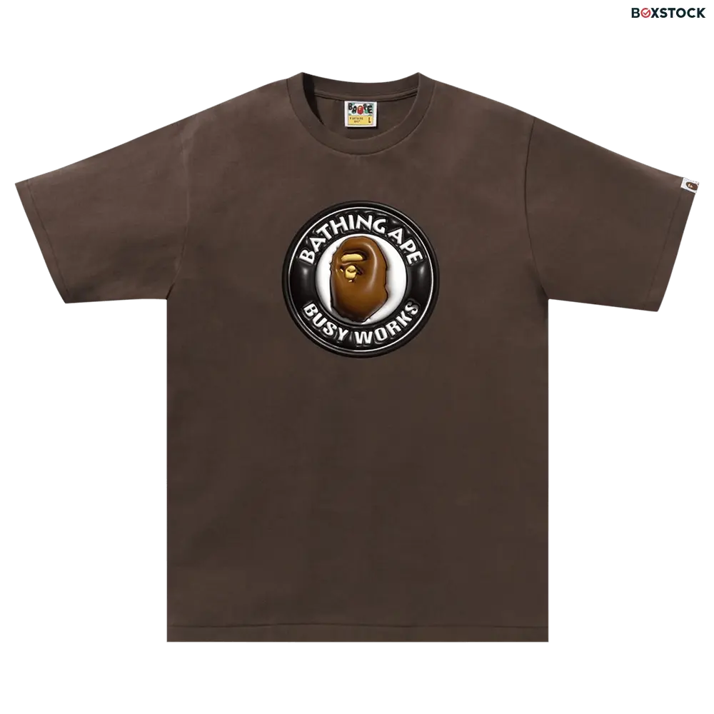 BAPE 3D Busy Works Tee 'Brown' Spring/Summer 2024
