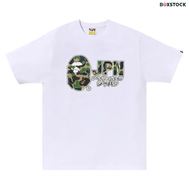 BAPE ABC Camo Jpn Katakana Tee 'White' Spring/Summer 2024