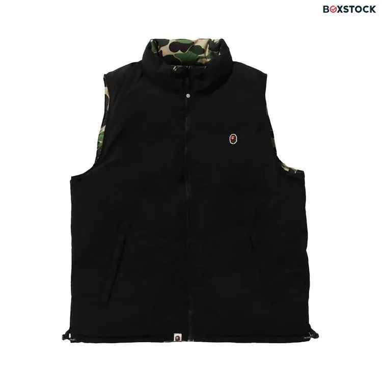 BAPE ABC Camo Reversible Down Vest 'Green' Fall/Winter 2023