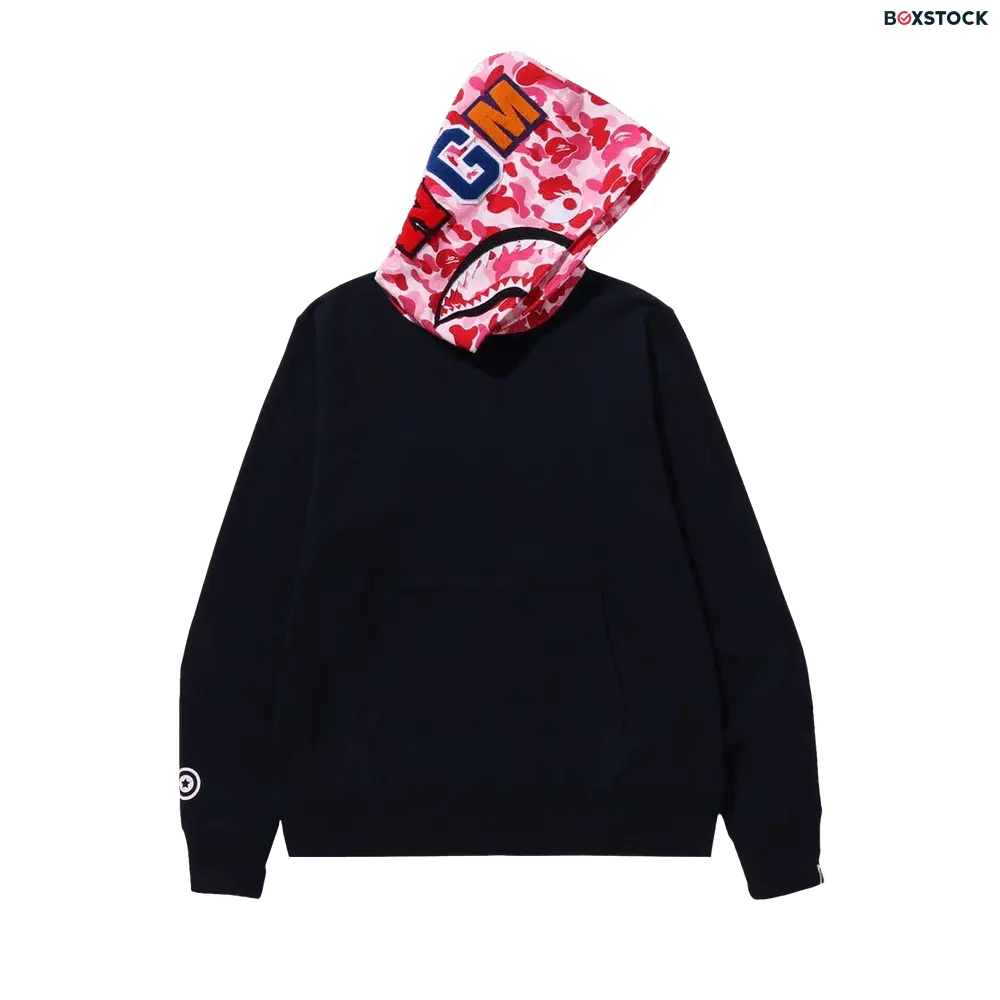BAPE ABC Camo Shark Pullover Hoodie 'Navy' Blue