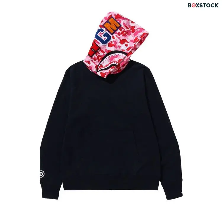 BAPE ABC Camo Shark Pullover Hoodie 'Navy' Blue