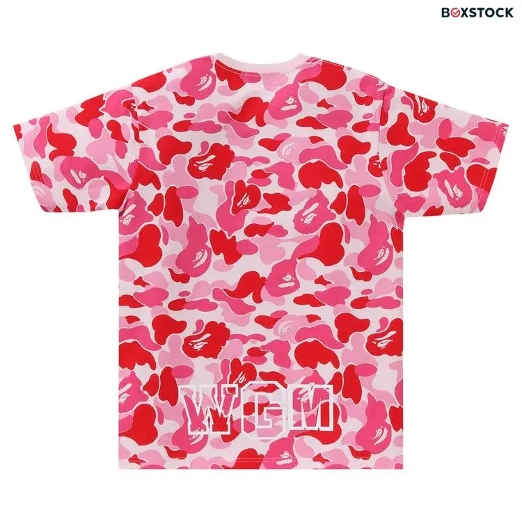BAPE ABC Camo Shark Tee 'Pink'