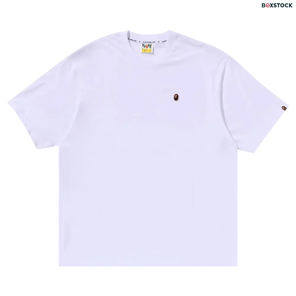 BAPE Ape Head One Point Relaxed Fit Tee 'White'