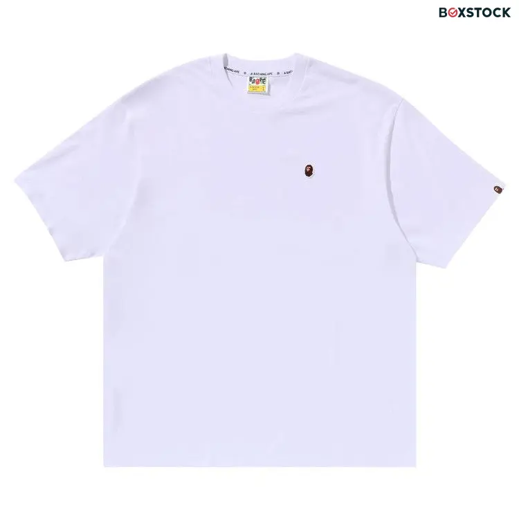 BAPE Ape Head One Point Relaxed Fit Tee 'White'