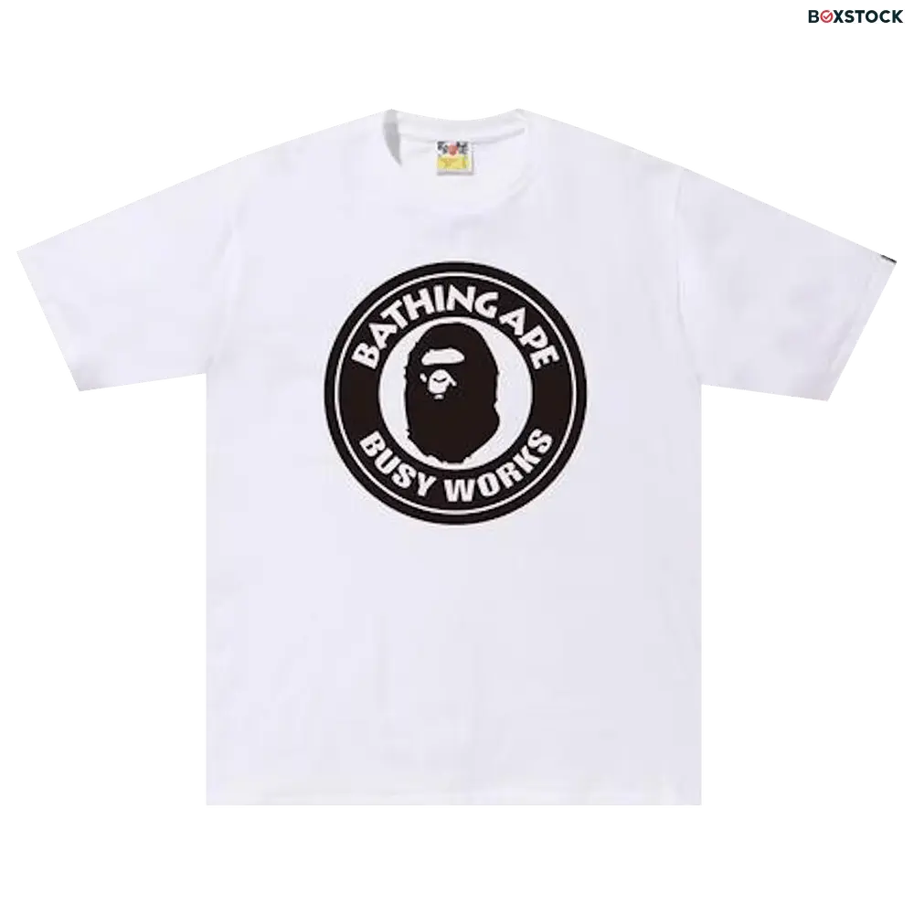 bape BAPE Bicolor Busyworks Tee 'White' Spring/Summer 2022