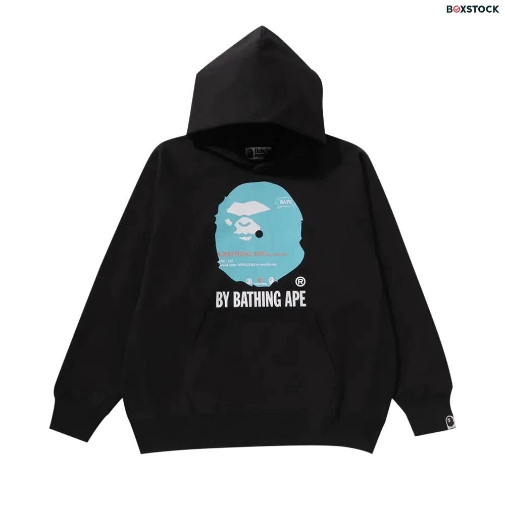 BAPE By Bathing Ape Pullover Hoodie 'Black' Fall/Winter 2023